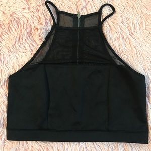 Forever 21 Mesh Crop Top